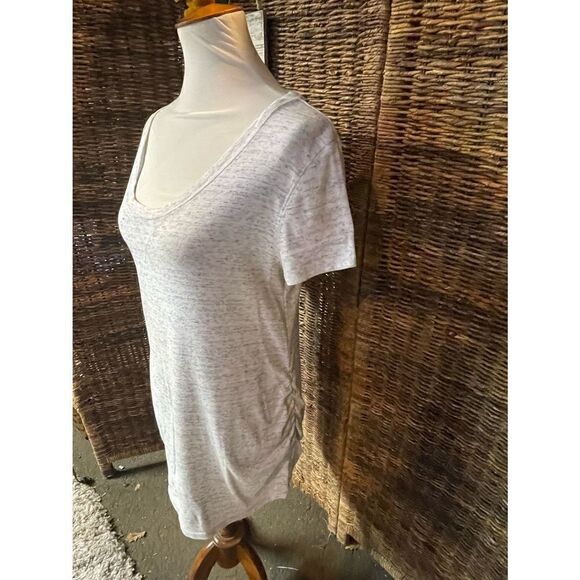 Liz Lange Maternity Light Gray Shirt Size Large-EUC - Picture 8 of 14